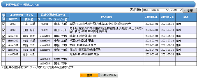 駅すぱあと「旅費交通費精算Web」ヘルプ